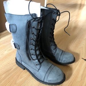 Brand New Grey Boots